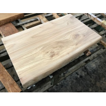 Leimholzplatte, Tischplatte, Waschtischplatte, Rüster, Ulme, Massivholz, 80x40x4,5cm, naturbelassen, ungeölt 